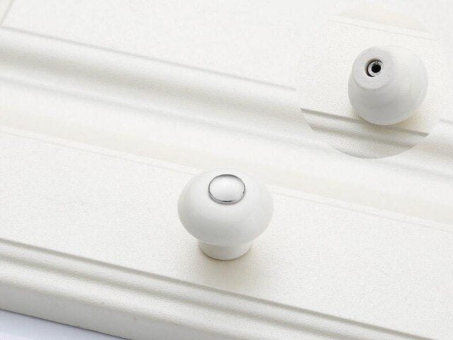 Colorful Ceramic flower Cabinet Knobs