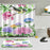 Flower butterfly 3D Printed Shower Curtains