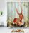 Cartoon deer 3D Printed Shower Curtains