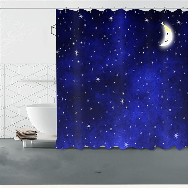 Waterfall Printed Shower Curtains