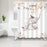 Elephant 3D Printed Shower Curtains